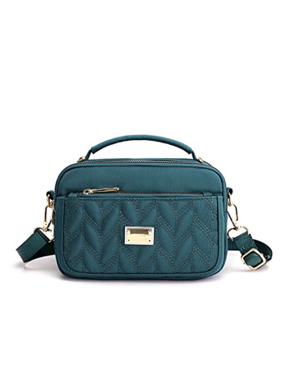 Nylon Crossbody Purse Mini Travel Messenger Bag with Multiple Pockets